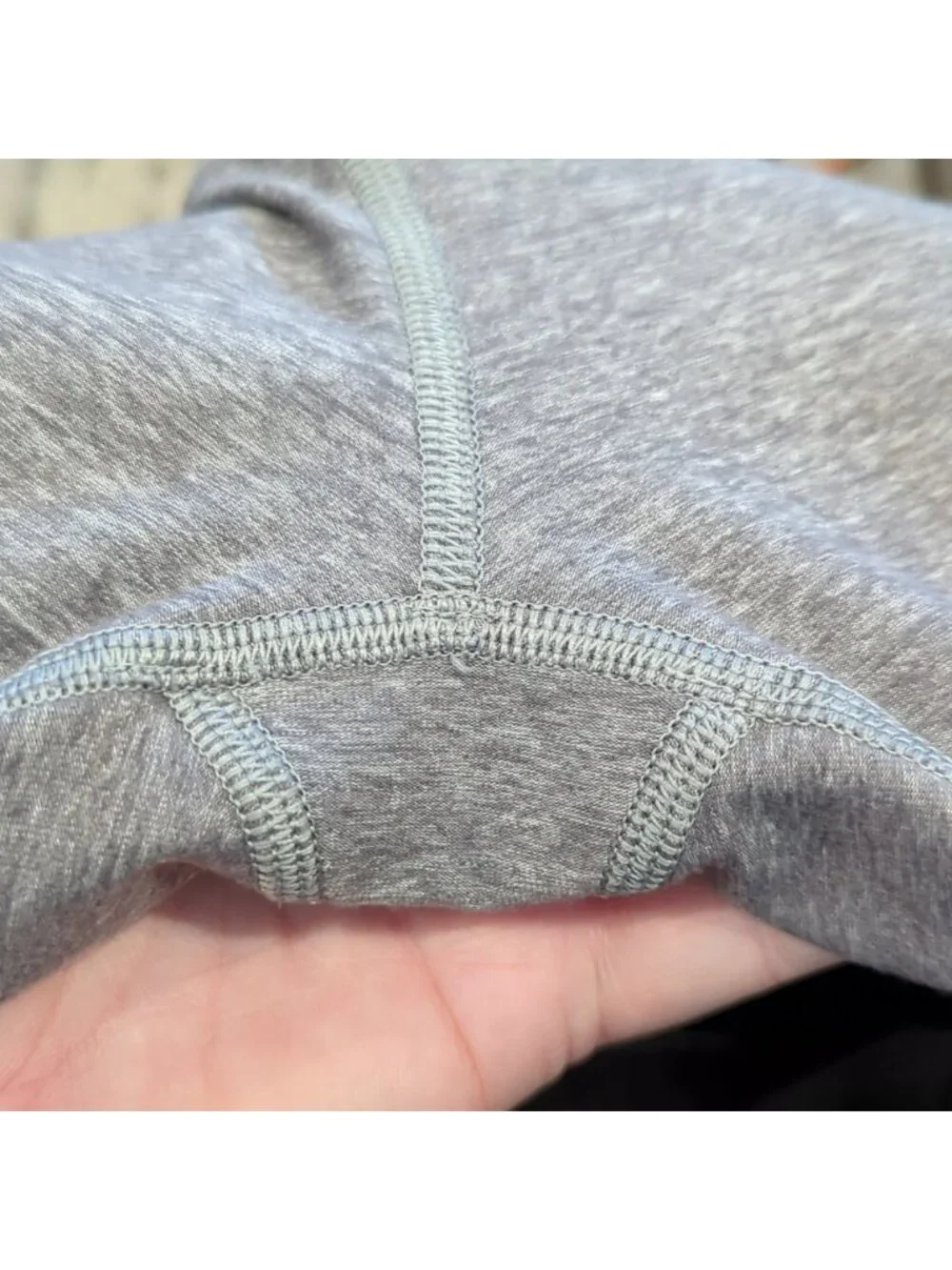 Lululemon Wunder Under Pant Heathered Slate like new condition
